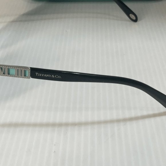 Tiffany woman’s Sunglasses TF 4097 cat eye black frame blue lenses main image 5